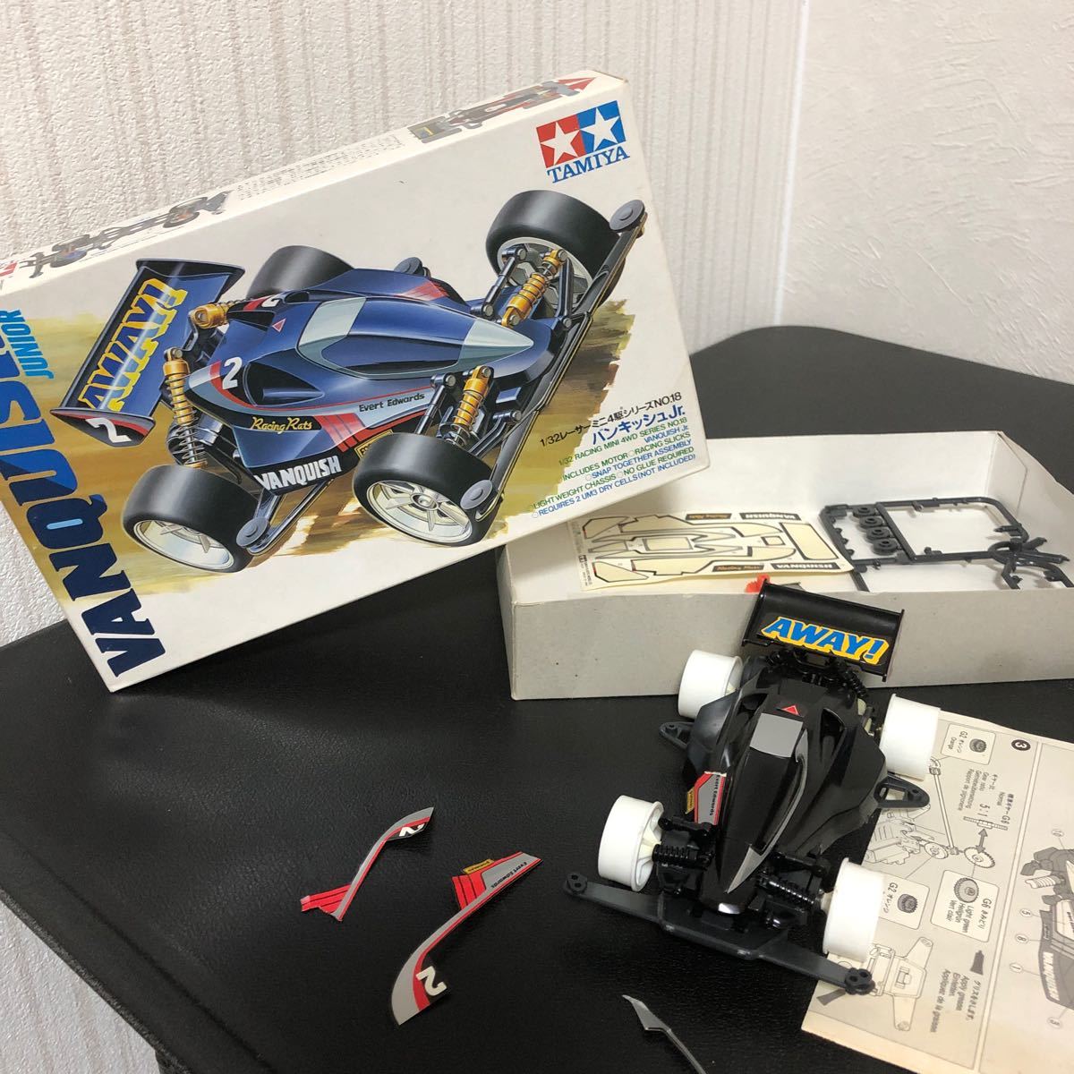バンキッシュJr. ミニ四駆 組み立て済 1989年当時物 タミヤ 旧 