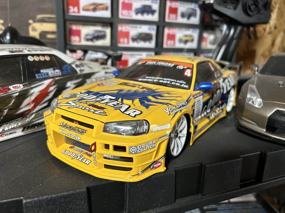 ヨコモ 16M イチロクM R324 スカイライン R34 R32 1/16 ラジコン 