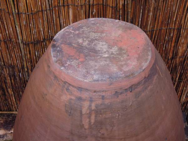○古い唐津焼 特大甕90cm○唐津かめ水瓶 甕 壷 古民具壺(花器、壷