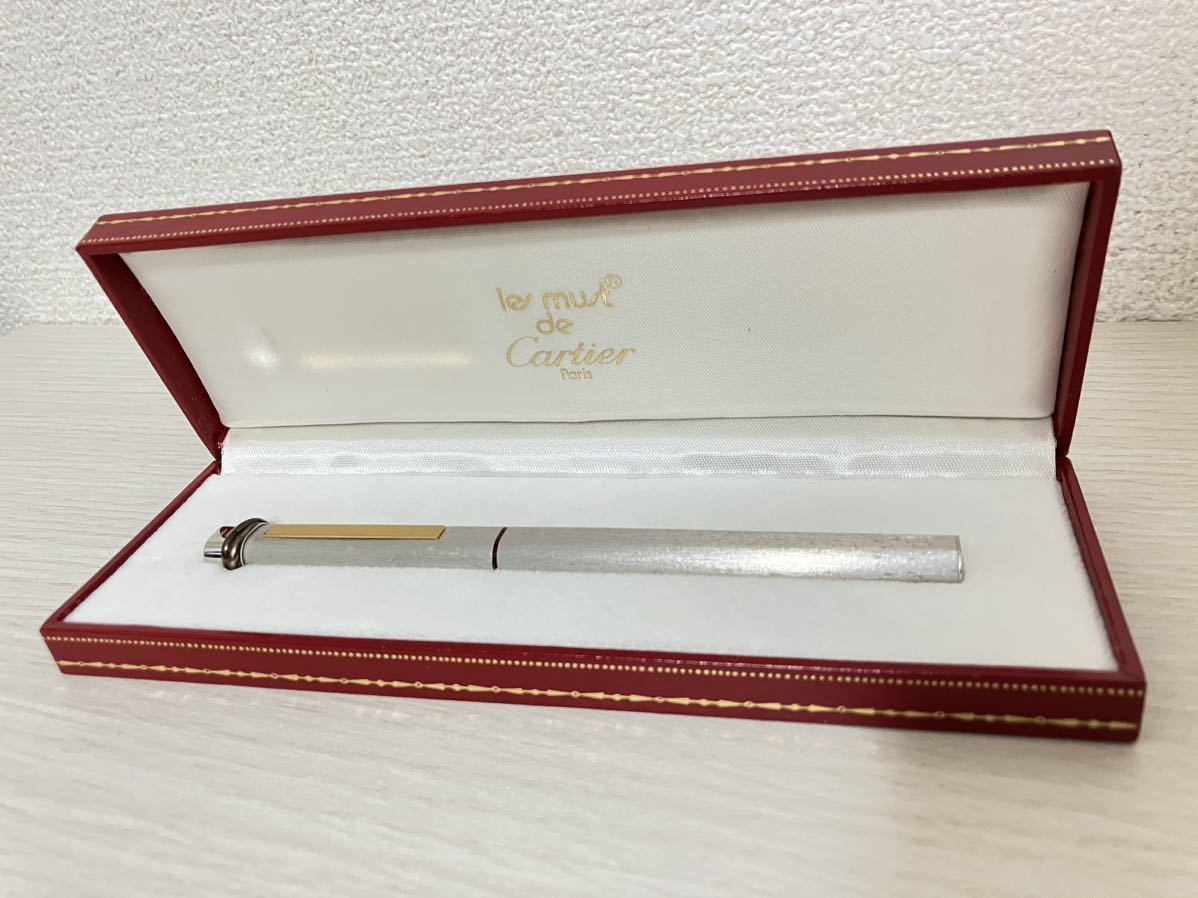 1円〜Cartier カルティエ トリニティー キャップ式 ボールペン