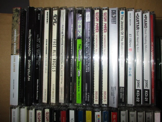 BS 1円スタート☆ 洋楽 中古CDいろいろまとめてセット ダンボール1箱で