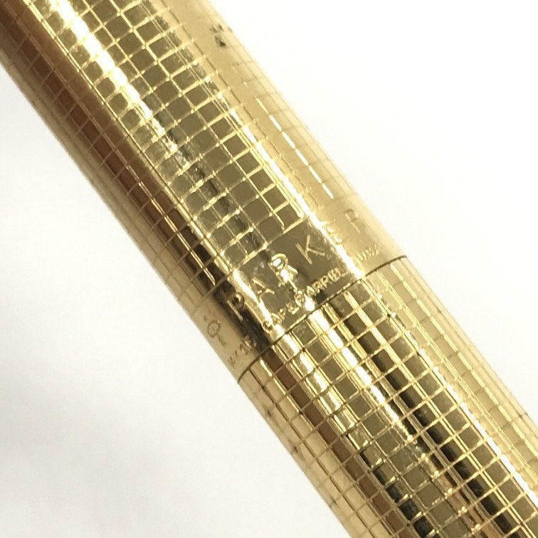 PARKER パーカー 万年筆 ペン先14K ゴールドカラー【BLAU7007】