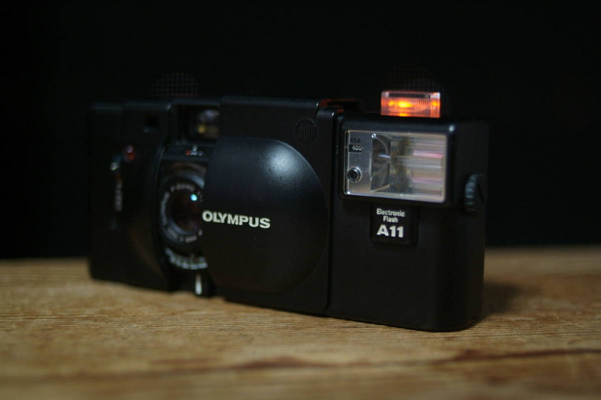 1224-4】OLYMPUS オリンパス XA A11 Electric Flash F-ZUIKO 35mm F2.8