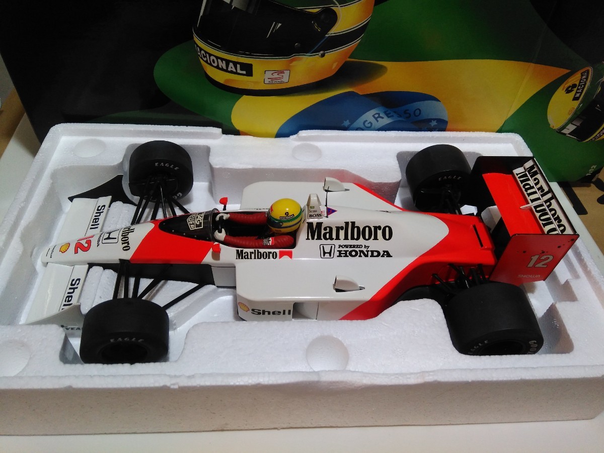 1/12マクラーレン ホンダ MP 4/4マルボロ アイルトン セナ 全長37