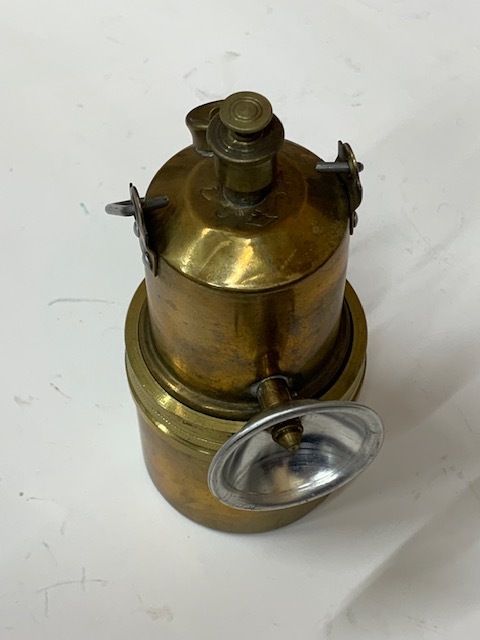 昭和レトロ 希少 アンティーク みつびし アセチリン カーバイトランプ