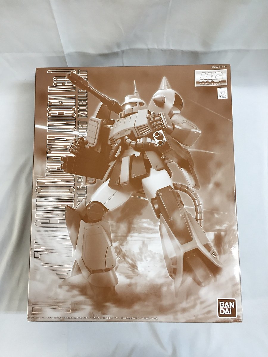 1円～】【未開封】MG 1/100 ザク・キャノン（ユニコーンカラーVer 