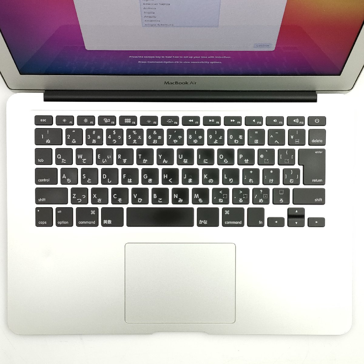 ★1円スタート★ MacBookAir A1466 (Core i5-4250U/メモリ4GB/SSD128GB/13.3/ドライブレス/Bigsur) 【ジャンク動作品】A0520