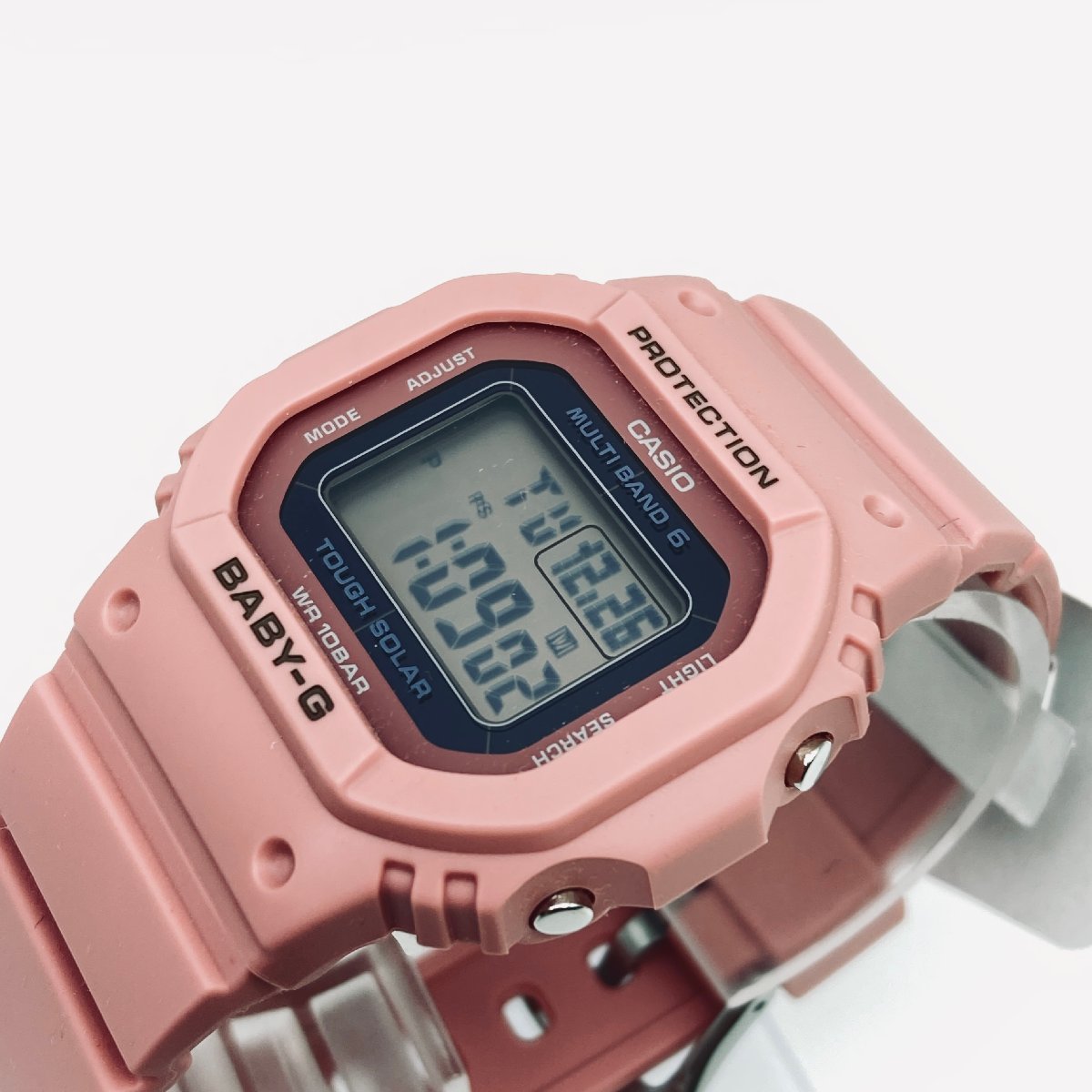 1013◎CASIO 腕時計 BABY-G 電波ソーラー BGD-5650-4JF 耐衝撃構造 LED 