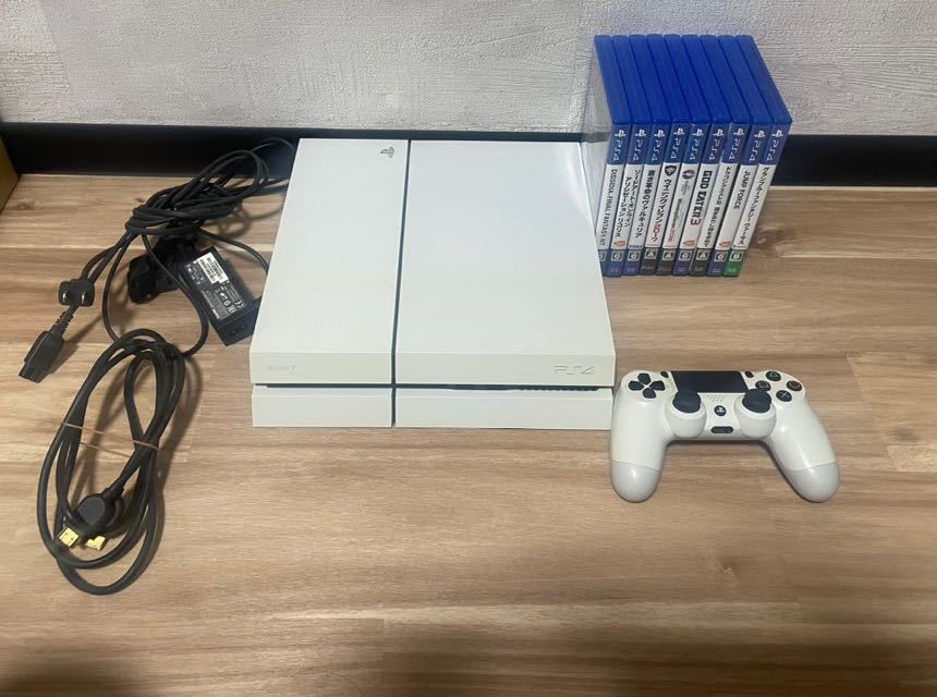 PS4本体 CUH 1100A ソフト まとめ売り SAO、ドラゴンクエスト等 