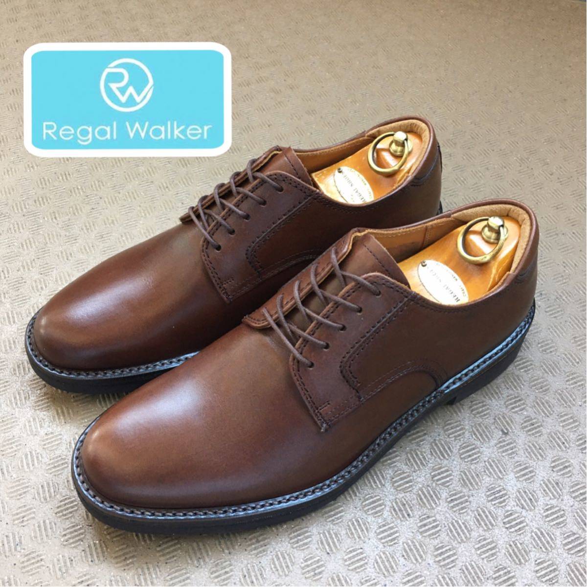 ☆【 Regal Walker 】★ 美品 軽量 レザープレーントゥシューズ★サイズ 25