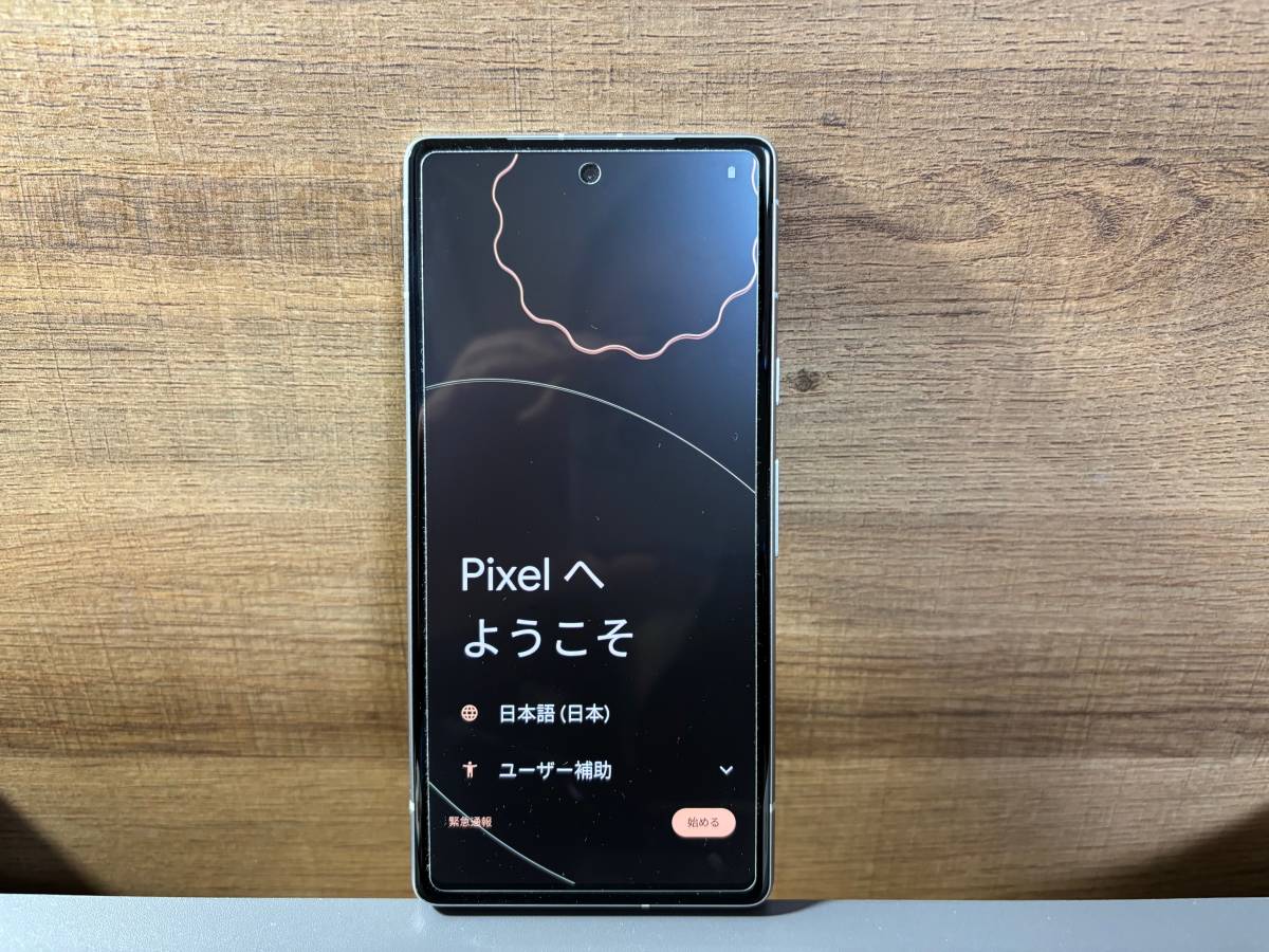 美品 保護ケース 保護フィルム付き Google Pixel 7a スノー 128GB SIM