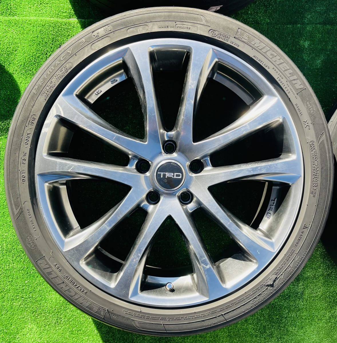 TRD 19インチ タイヤホイールセット ☆美品☆トヨタTRD 19インチタイヤホイールセット 4本 19×8J 245/40R19