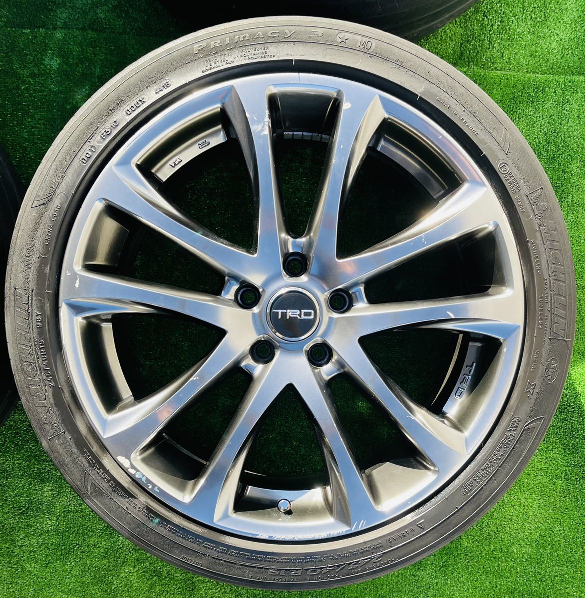 ☆美品☆トヨタTRD 19インチタイヤホイールセット 4本 19×8J 245/40R19