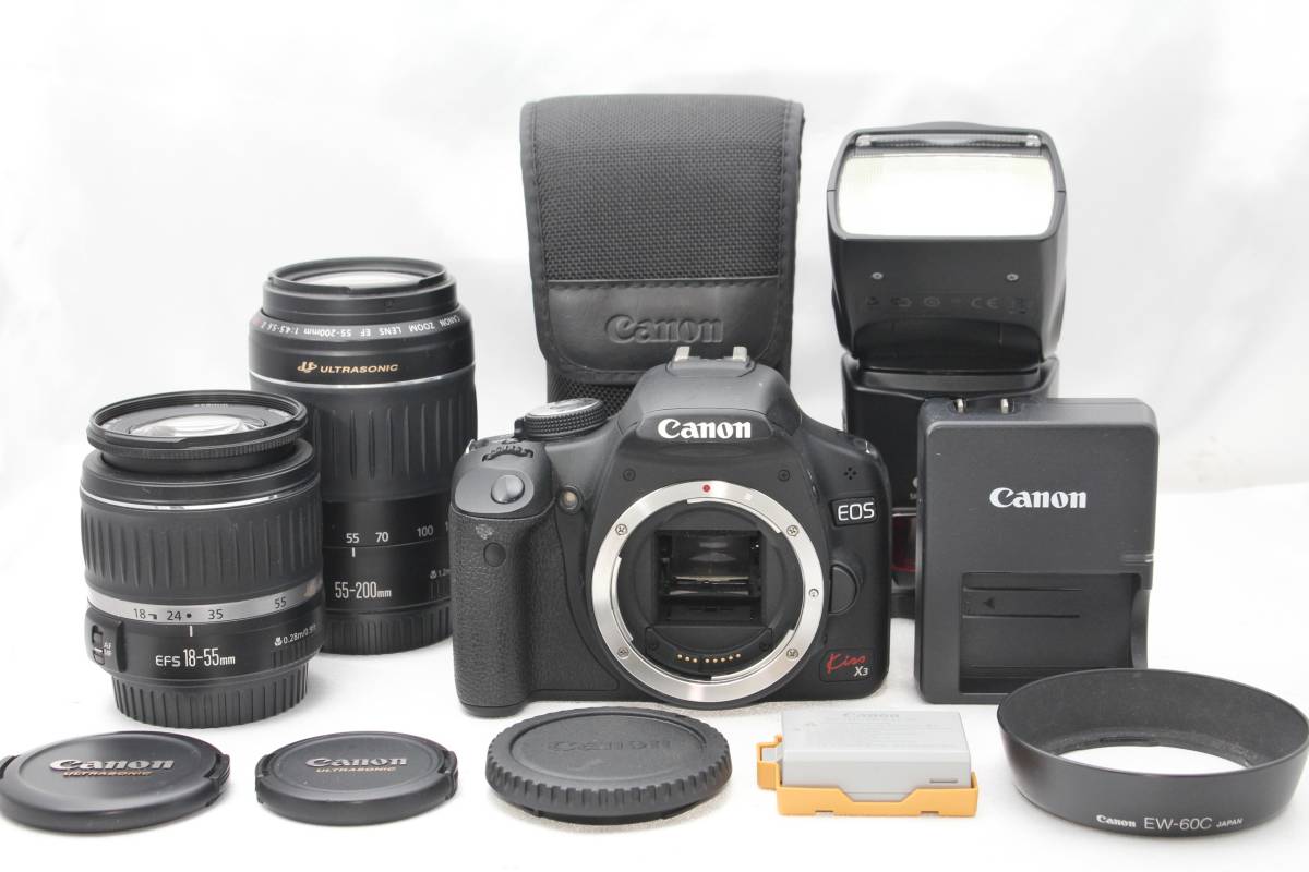 ☆【限定！一眼レフ スターティングセット】 Canon EOS Kiss X3 ☆ EF 