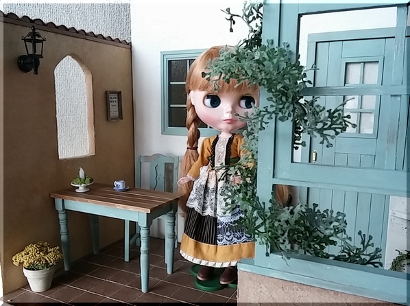 1/6ドールハウス ガーデンテラス /momoko ブライス(ドールハウス  