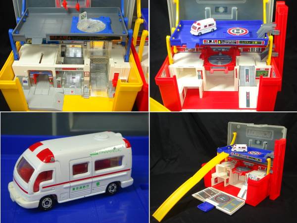 K★トミカ緊急レッド・ファクトリ-ボックス計2点/救急車ミニカー_3