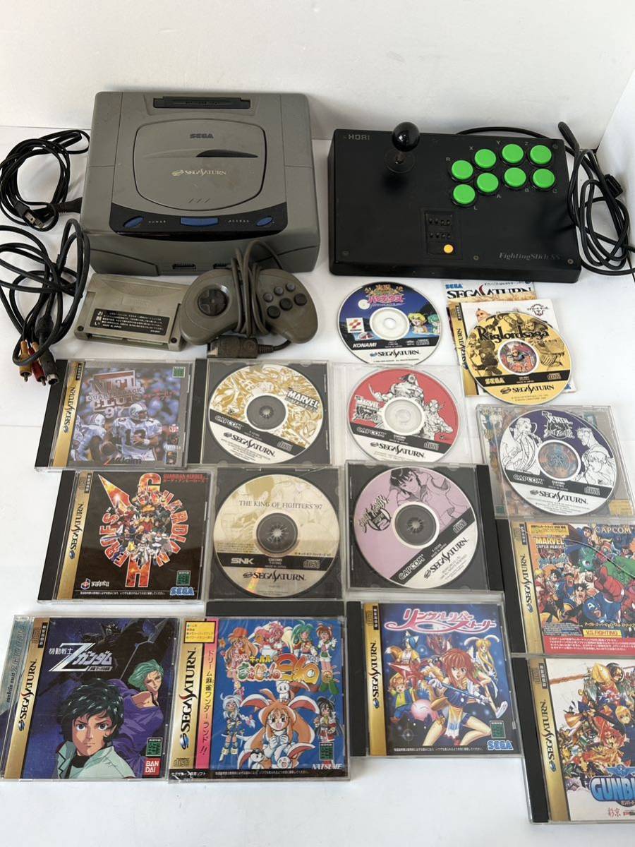 セガサターン 本体 ソフト まとめ売り 暗かっ