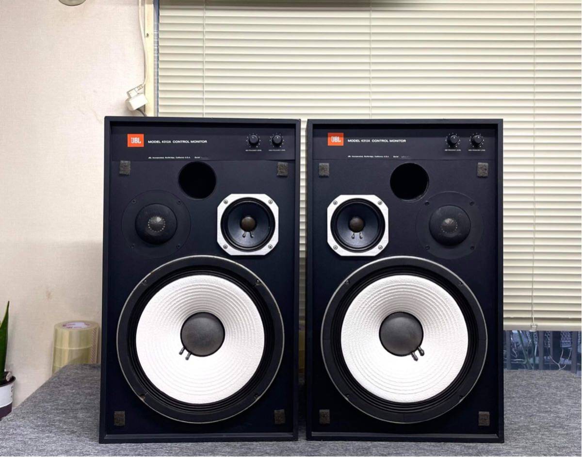 JBL 4312A MONITOR CONTROL スピーカーペア。動作品_1