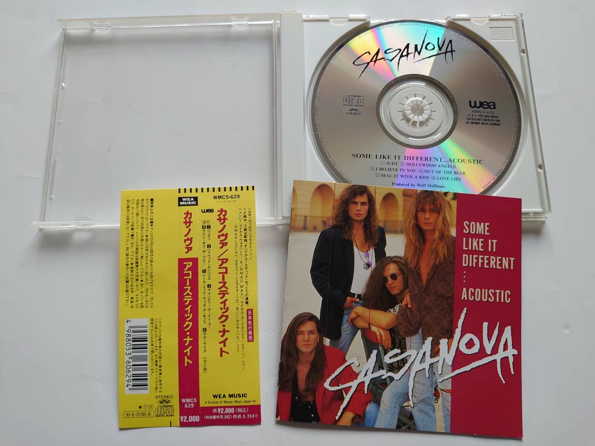 CASANOVA　カサノヴァ　/ SOME LIKE IT DIFFERENT ACOUSTIC　国内盤帯付　メロハー_3