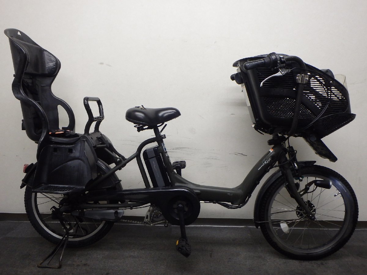 中古電動アシスト自転車 1円売切り!!機関良好 ヤマハ PAS kiss mini  