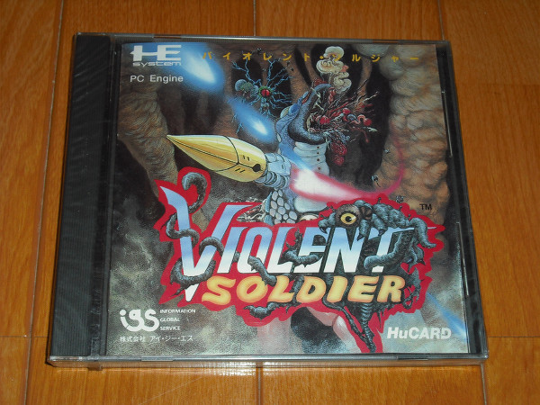 新品】PCエンジン igs「バイオレントソルジャー」 レトロPC・ゲーム