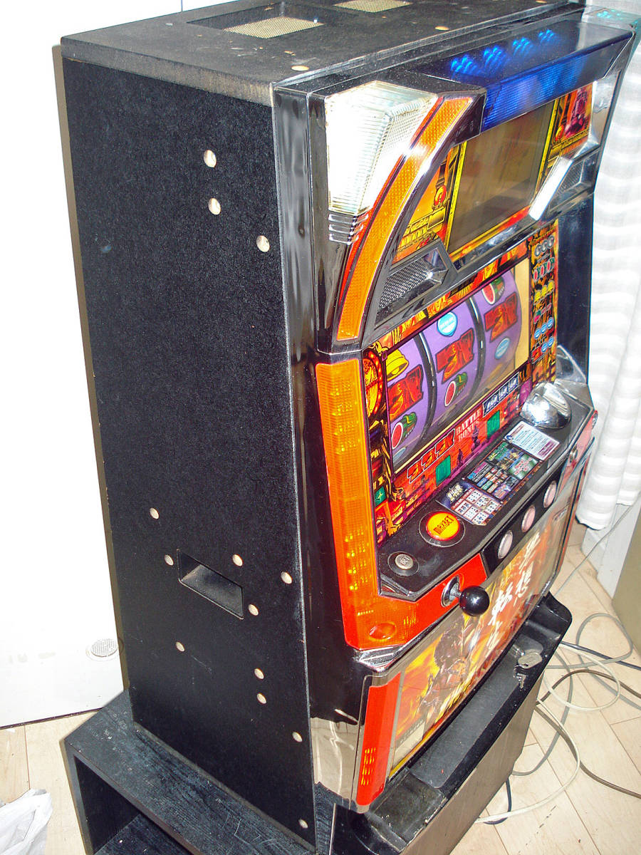 整備済】パチスロ4号機 サミー 初代北斗の拳 夢想転生パネル実機 不要