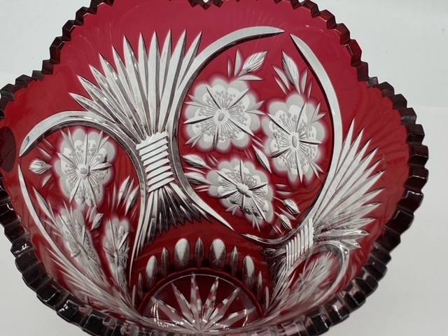 DRESDEN/ドレスデン　クリスタル　フラワーベース　花瓶　花入れ　花器_5