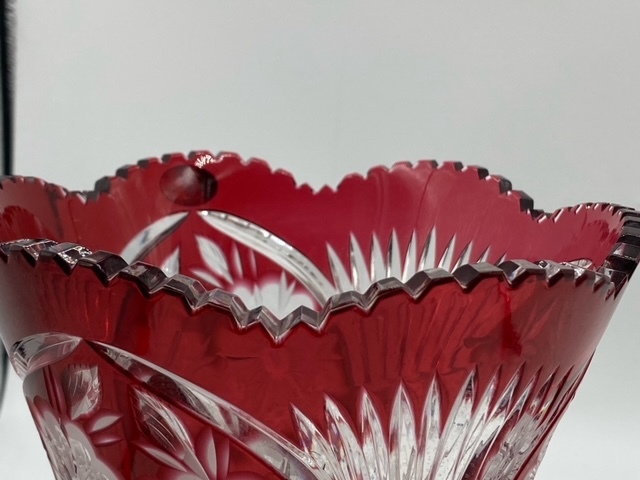 DRESDEN/ドレスデン　クリスタル　フラワーベース　花瓶　花入れ　花器_7