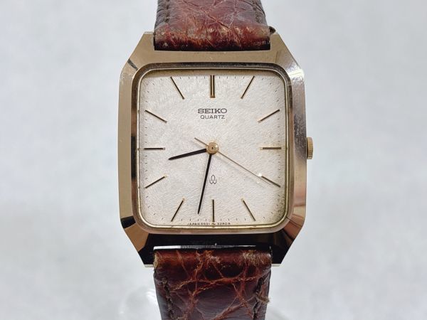 セイコー 稼働品 5931-5260 ドルチェ メンズ ヴィンテージ スクエア 長期保管/ジャンク品 SEIKO 5931-5260 クオーツ スクエア メンズ腕時計