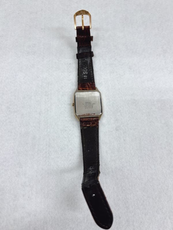 長期保管/ジャンク品 SEIKO 5931-5260 クオーツ スクエア メンズ腕時計