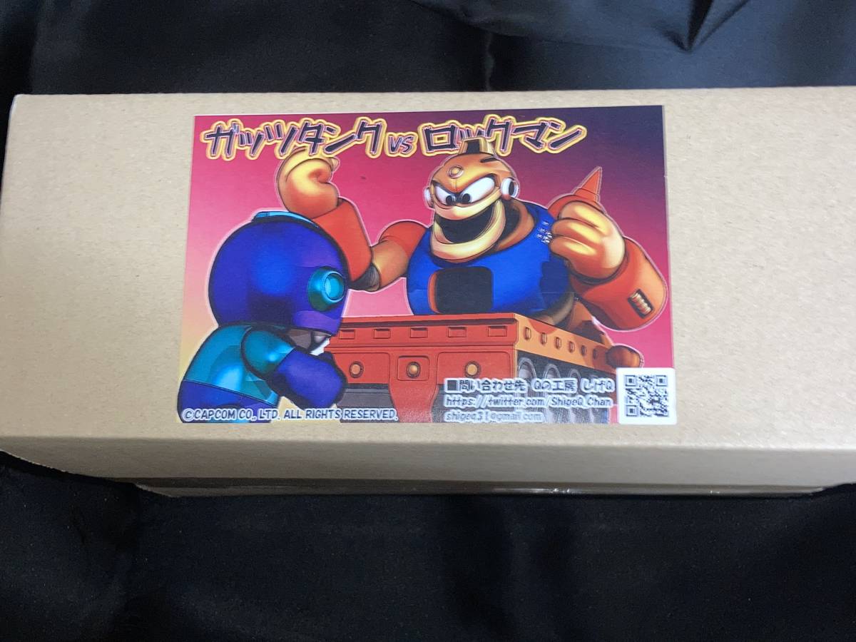 ワンフェス2024冬 Qの工房 ガッツタンク VS ロックマン ガレージキット フィギュア ガッツマン ROCKMAN MEGAMAN レジンキット WF2024W_3