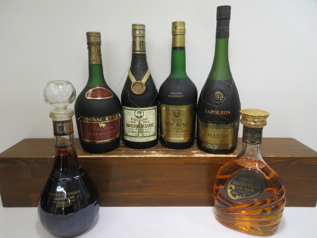 H-3531】未開栓 コニャック ブランデー 6本セット