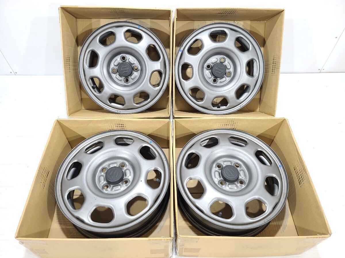 スズキ ハスラー 純正 スチール 15インチ 4.5J 4穴 PCD100 +45 ハブ径