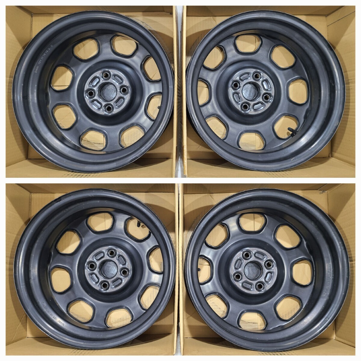 スズキ ハスラー 純正 スチール 15インチ 4.5J 4穴 PCD100 +45 ハブ径