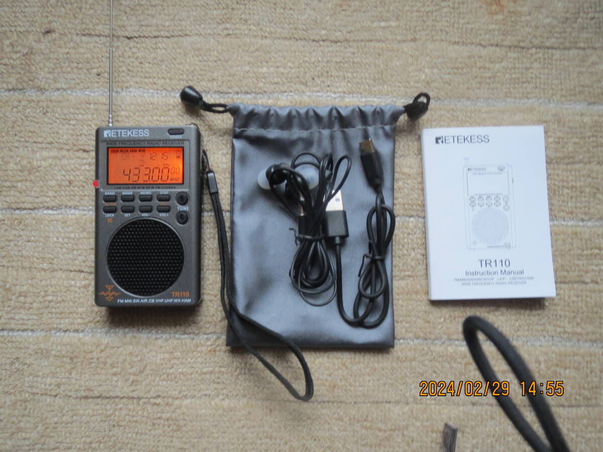  Retekess　TR110 短波/中波/FM/エアバンド/CB/SSB対応　ラジオ_1