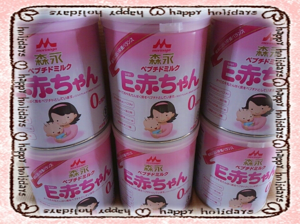 森永　Ｅ赤ちゃん ０ヵ月から　820g ６缶セット☆送料無料_1