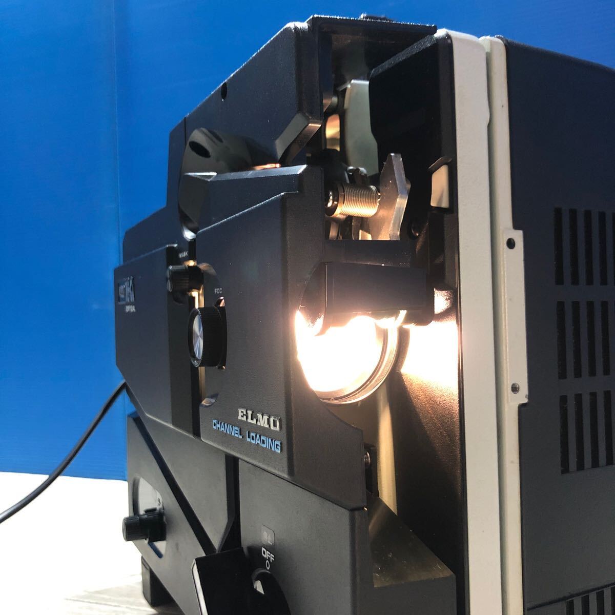 ELMO エルモ 16-CL OPTICAL 16mm 映写機 取扱説明書付き 通電OK 現状品