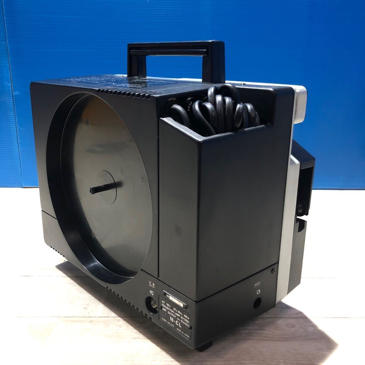 ELMO エルモ 16-CL OPTICAL 16mm 映写機 取扱説明書付き 通電OK 現状品