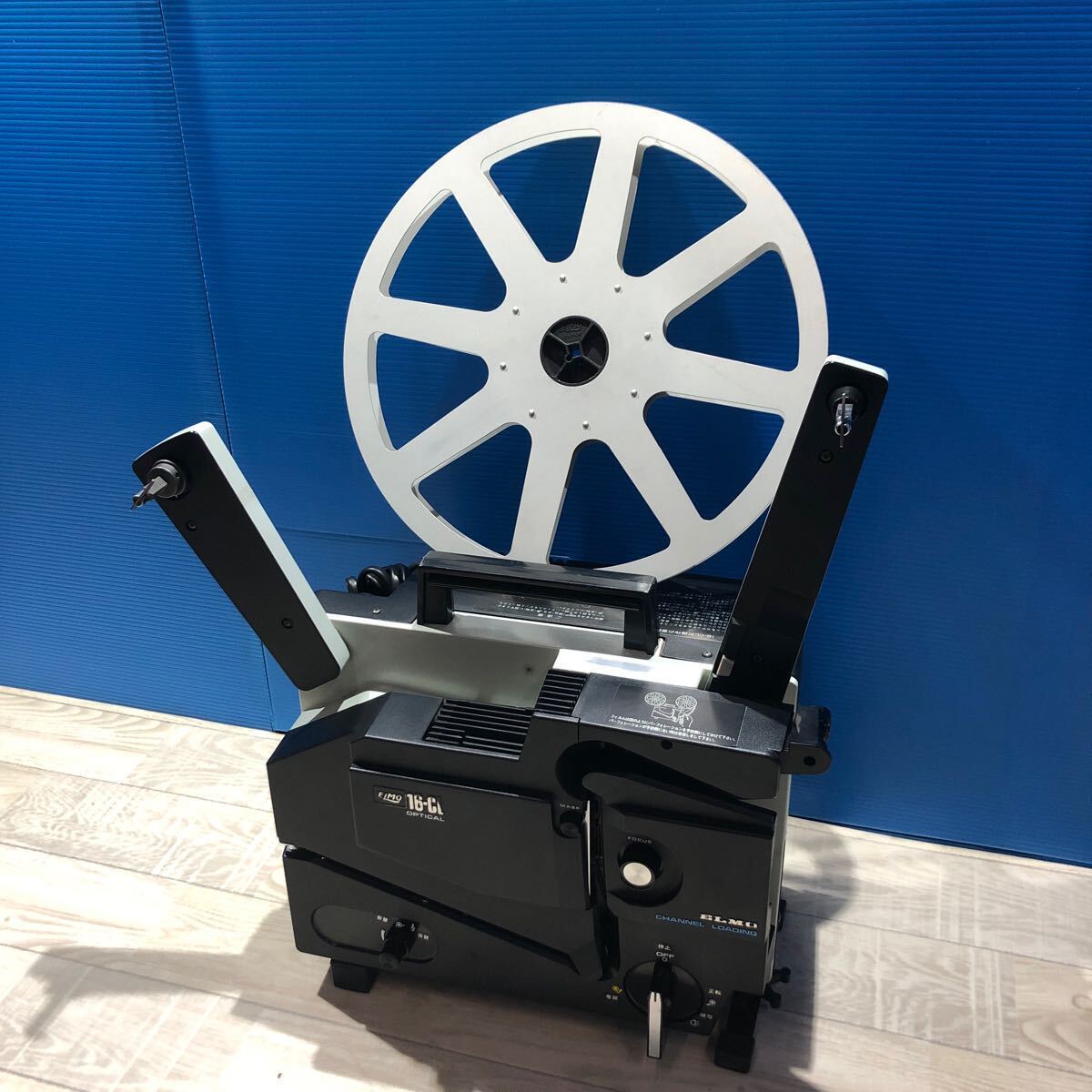 ELMO エルモ 16-CL OPTICAL 16mm 映写機 取扱説明書付き 通電OK 現状品
