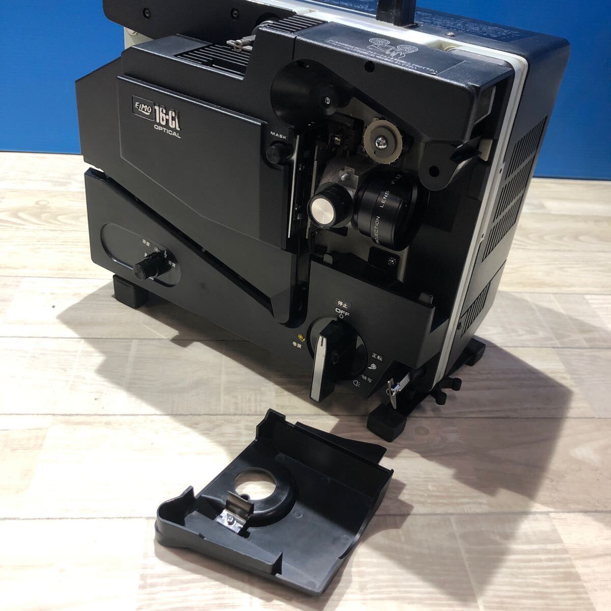 ELMO エルモ 16-CL OPTICAL 16mm 映写機 取扱説明書付き 通電OK 現状品