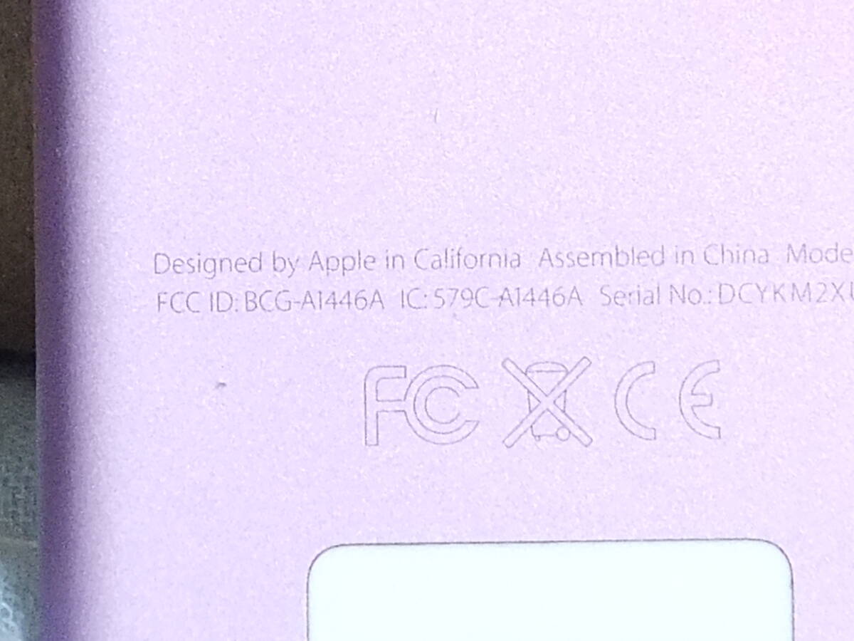 iPod nano 第7世代 model A1446 MD479J 16GB パープル_4