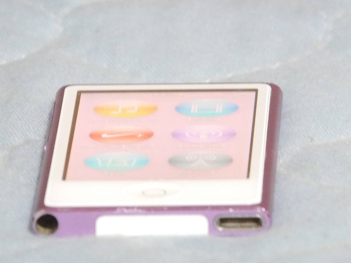 iPod nano 第7世代 model A1446 MD479J 16GB パープル_6