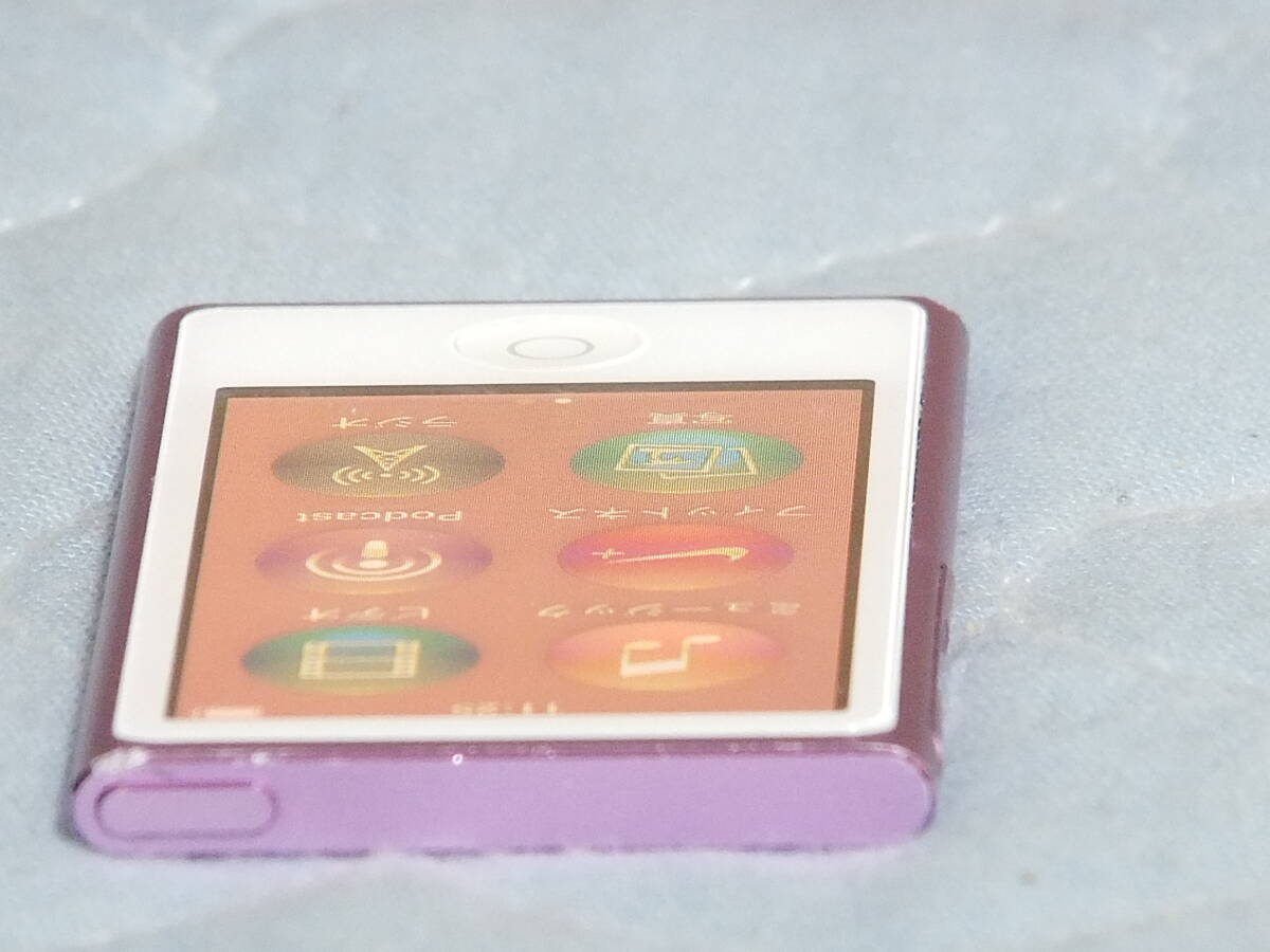 iPod nano 第7世代 model A1446 MD479J 16GB パープル_8
