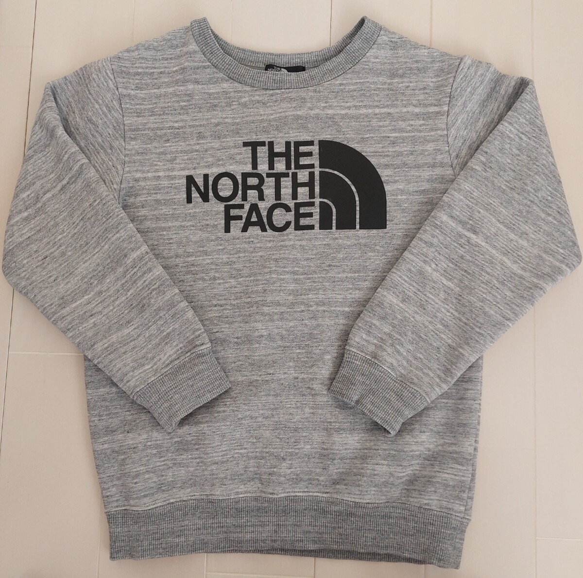 ザ ノースフェイス　キッズ　ジュニア　スエット　上下　セットアップ　130　グレー_2