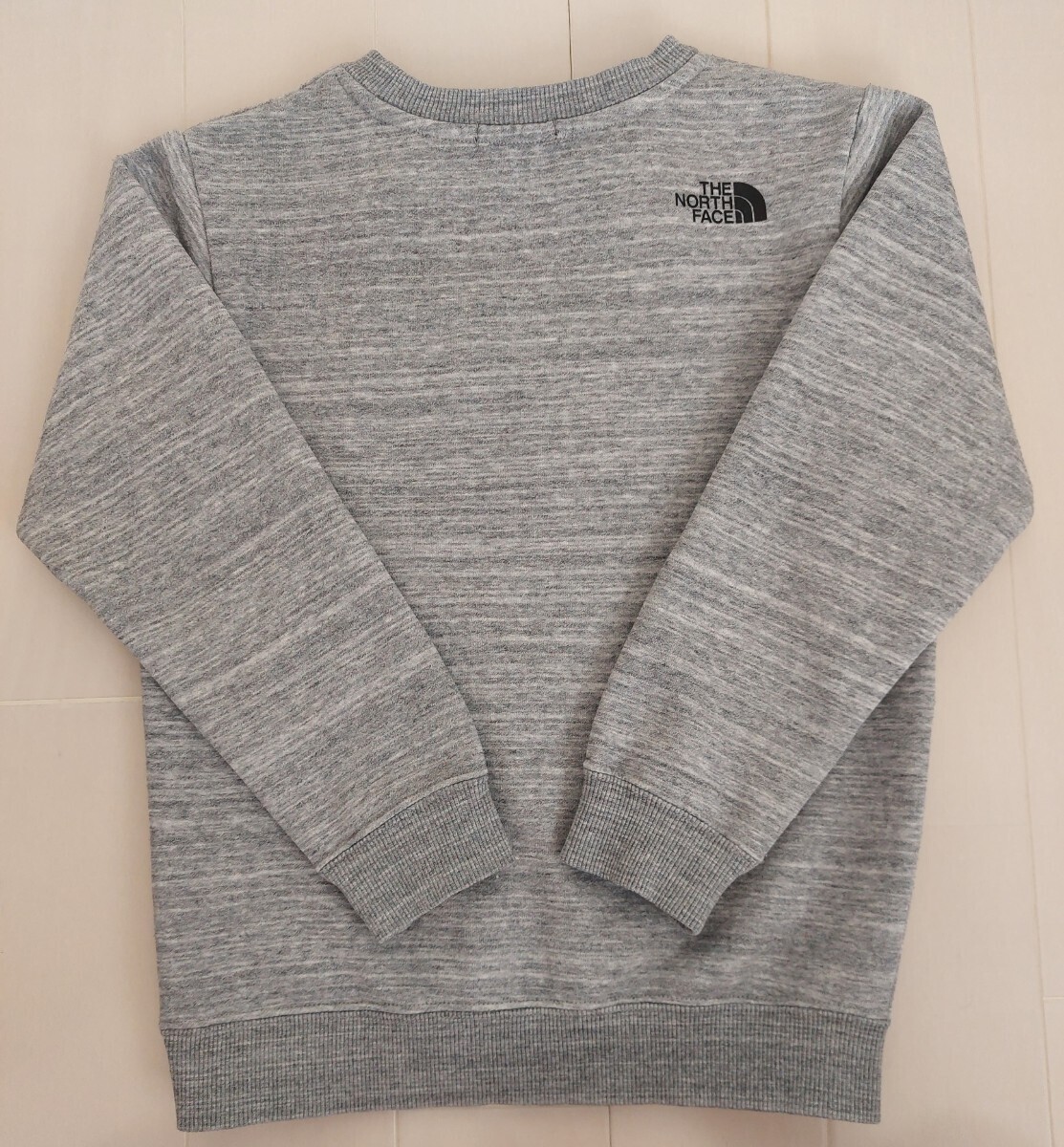 ザ ノースフェイス　キッズ　ジュニア　スエット　上下　セットアップ　130　グレー_4