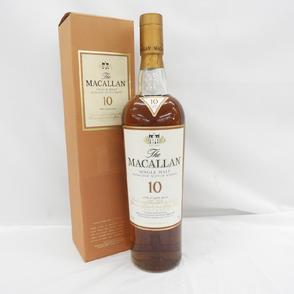 未開栓】The MACALLAN ザ・マッカラン 10年 ハイランド シングルモルト