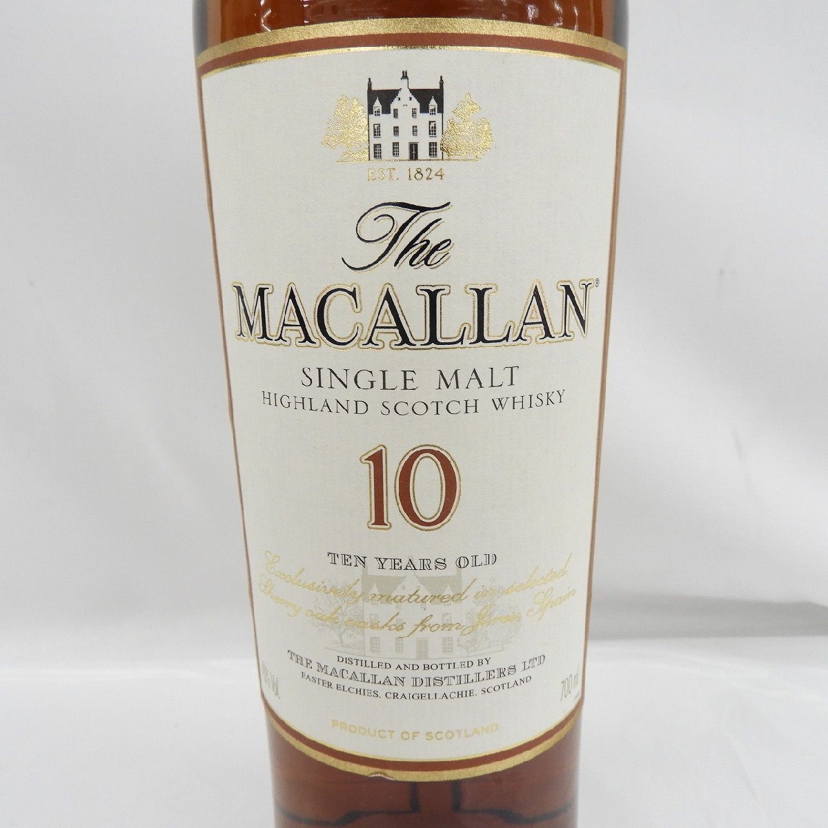 未開栓】The MACALLAN ザ・マッカラン 10年 ハイランド シングルモルト