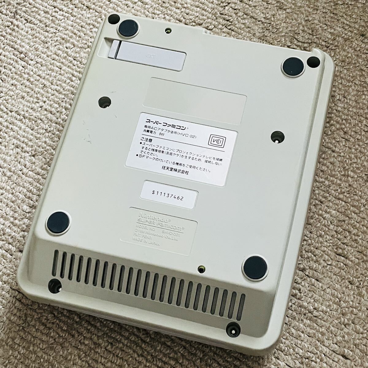 スーパーファミコン コントローラー ACアダプター 説明書 付き任天堂 Nintendo SHVC-001 初期型_3