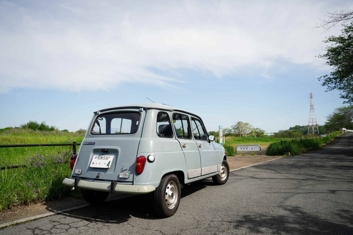 ルノー４　（キャトル）ＧＴＬ　車検あり　ブルーグレー　シート張替え済_3