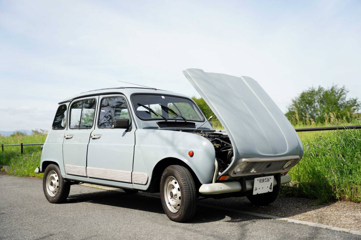 ルノー４　（キャトル）ＧＴＬ　車検あり　ブルーグレー　シート張替え済_6